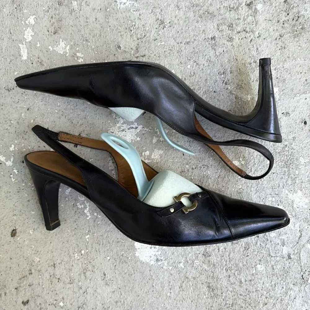 Classic Ferragamo slingbacks